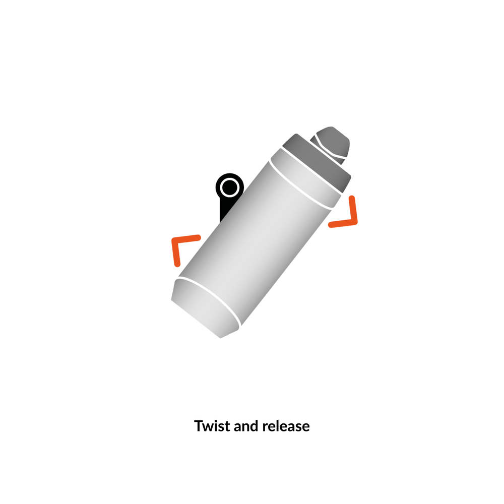 Fidlock Twist Trinkflasche + Bike Base Halterung – Bild 5